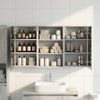 vidaXL Badezimmerschrank-Set 3 pcs 126 x 16 x 62,5 cm Holzwerkstoff 3403827 Bild 4
