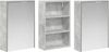 vidaXL Badezimmerschrank-Set 3 pcs 126 x 16 x 62,5 cm Holzwerkstoff 3403827 Bild 5