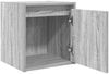 vidaXL Wand-Nachttisch Grau Sonoma 38x34x40 cm 861239 Bild 5