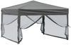 vidaXL Partyzelt Faltbar mit Seitenwänden Anthrazit 3x3 m 93530 Bild 3
