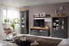 Buffet >WZ-0133< (BxHxT: 149x214x42 cm) in grau - 149x214x42 (BxHxT) Bild 5