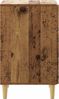 vidaXL Nachttisch Altholz 43 x 39,5 x 66,5 cm Holzwerkstoff 895023 Bild 4