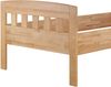 Erst-Holz Einzelbett 100x200 cm Buche inkl. Lattenrost und Matratze, natur Bild 5