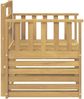vidaXL 2 Stück Outdoor-Sofagarnitur Massivholz Akazie Weiß 3439086 Bild 4