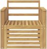 vidaXL 2 Stück Outdoor-Sofagarnitur Massivholz Akazie Weiß 3439086 Bild 3