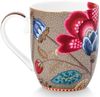 PiP Studio Becher Blooming Tales Fantasy Khaki Small Henkelbecher 0,2l Set2, Porzellan Bild 4