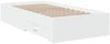 vidaXL Bettgestell mit Schubladen Weiß 90x190 cm Holzwerkstoff 3280433 Bild 3