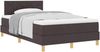 vidaXL Boxspringbett mit Kissen Dunkelbraun 120 x 200 cm Stoff 3338989 Bild 2