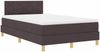 vidaXL Boxspringbett mit Kissen Dunkelbraun 120 x 200 cm Stoff 3338989 Bild 4