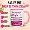 Momentals Tasse Kollegin – „Eine großartige Kollegin ist schwer zu finden“ – Abschied, Gratis Versand · Links-&Rechtshänder · Spülmaschinenfest Bild 2
