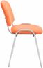 CLP 4er Set Stühle Ken Chrom Kunstleder gepolstert,orange Bild 3