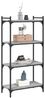 vidaXL Bücherregal 4 Böden Grau Sonoma 60x30x120 cm Holzwerkstoff 837655 Bild 3