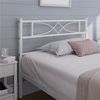 Yaheetech Metallbett, Bettrahmen mit Kopfteil Gästebett mit Lattenrost für Schlafzimmer Bild 3