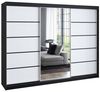 A&J MöbelLand Schwebetürenschrank VILUNO mit 4 Schubladen und Spiegel Bild 4