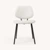 Esszimmerstuhl Köma 4er Set Webstoff Beige [en. casa] Bild 5