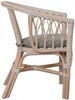 Krines Home Sessel Stapelbarer Rattansessel Bistro Sessel mit Armlehnen Flechtsessel (Sessel nach Auswahl ohne oder mit Polster), in Handarbeit geflochten, Rattanstuhl, Rattan Stuhl Bild 2