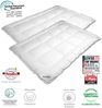 2 Stück Paradies Halia winterwarm extra warme Bettdecke Decke 135x200 Bild 2