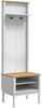 vidaXL Flurschrank FLORO Weiß 50 x 40 x 158 cm Massivholz Kiefer 42011246 Bild 2
