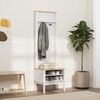 vidaXL Flurschrank FLORO Weiß 50 x 40 x 158 cm Massivholz Kiefer 42011246 Bild 4