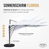 Sonnenschirm weiß 3 x 4 Meter Bild 3