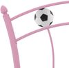vidaXL Einzelbett mit Fußball-Design Rosa Metall 90x200 cm 324747 Bild 5