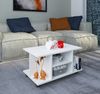 VCM Beistelltisch & Couchtisch Findula 918606 Weiß H. 40 x B. 80 x T. 40 cm Bild 4