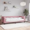 vidaXL Tagesbett mit Matratze Rosa 80x200 cm Samt 3197743 Bild 1
