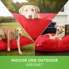 Green Bean® Hundebett für mittlere & große Hunde 120x160cm Hundekissen - Rot Bild 3