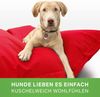 Green Bean® Hundebett für mittlere & große Hunde 120x160cm Hundekissen - Rot Bild 5