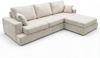 GRAINGOLD Ecksofa Nesto, Couch L-Form fürs Wohnzimmer, Modern Stil, Chenille-Stoff, Beige, Rechts Bild 5