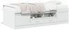 vidaXL Tagesbett mit Schubladen ohne Matratze Weiß 90x190 cm 3280251 Bild 2