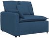 vidaXL Modulares Sofa mit Kissen Blau 3321094 Bild 3