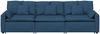 vidaXL Modulares Sofa mit Kissen Blau 3321094 Bild 5