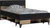 Jugendbett LYA 120 x 200 cm Bett in Mauvella / Cabezone Eiche, Forte Bild 4