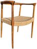 2er Set Teakholz Design Sessel RIVERA – Bequeme Synthetic-Rattan Stühle ergonomisch Bild 4