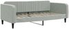 vidaXL Tagesbett Ausziehbar mit Matratzen Hellgrau 100x200 cm Samt 3197094 Bild 4