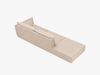Micadoni Sofa Kaelle 4-Sitzer Links Chenille Over The Horizon Beige Bild 3