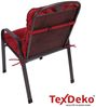 TexDeko Sitzauflage Ecolen Niedriglehner 40 x 40 x 40cm - gesteppte Gartenstuhl-Auflage, (1× Gartenstuhl-Auflage (80 × 40cm), UV-Beständig, Wasserabweisend mit Anti-Rutsch Boden Bild 3