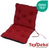 TexDeko Sitzauflage Ecolen Niedriglehner 40 x 40 x 40cm - gesteppte Gartenstuhl-Auflage, (1× Gartenstuhl-Auflage (80 × 40cm), UV-Beständig, Wasserabweisend mit Anti-Rutsch Boden Bild 4