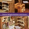 CHICCIE Holzkiste Geflammte Obstkiste 50x40x30 – Hell Geflammt T Regal (1 St) Bild 2