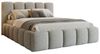 Deine Möbel 24 Polsterbett VIVIAN Bett Komplettbett Bouclé mit Bettkasten und Lattenrost (Set, 3-tlg, Bubble Bett in Beige / Creme / Grau / Hellgrau / Dunkelgrau / Weiß), 140x200 160x200 180x200 200x200 cm Bild 4