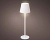 Lumineo LED-Tischleuchte, Metall weiß, Höhe 27 cm, wiederaufladbar 3-fach schaltbar Bild 2