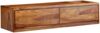 Lowboard Sheesham Massivholz 108x25x34cm Hängend TV-Schrank Braun Modern Bild 2