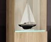 Wohnwand Option in Eiche mit Kamin und LED 260 cm Bild 4