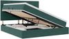 vidaXL Aufbewahrungsbett mit Matratze Dunkelgrün 160 x 200 cm Samt 3372042 Bild 2