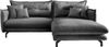Polsterecke >Launce< verstellbare Armlehnen, Zier-Wendekissen, asche - 255x94x180cm (BxHxT) Bild 4