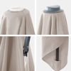 mendler Ersatz-Bezug für Luxus-Ampelschirm HWC-A96 mit Flap, Polyester, Creme-Grau, 3x4m Bild 4