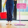Bodenwischer Ersatzbezug Mikrovelour / Chenille - Pink - 4er Pack Bild 4