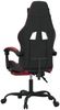 vidaXL Gaming-Stuhl mit Fußstütze Schwarz und Weinrot Kunstleder [3143909] Bild 5