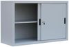 Schiebetürenschrank Schiebetüren Büro Aktenschrank Sideboard aus Stahl grau 750 x 1600 x 450 mm (Höhe x Breite x Tiefe) 550130 Bild 2